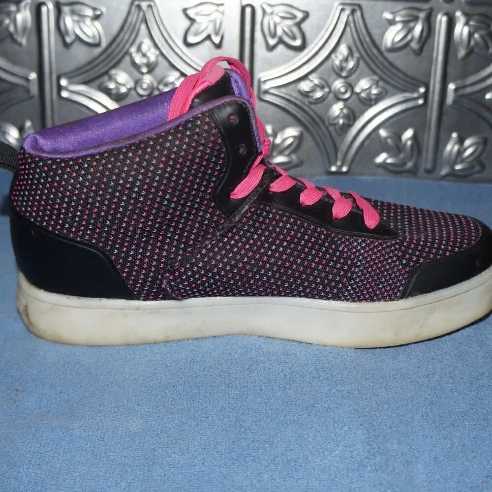 Skechers Girls Size 5.5 Energy Lights Light Up Multicolored High Top